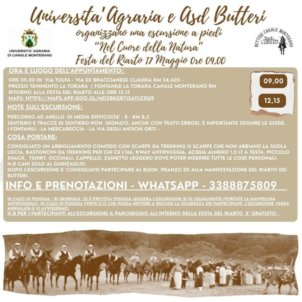 Riarto Butteri 2025 Escursione